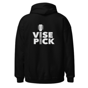 Unisex Hoodie Logo Front and Back (Black)