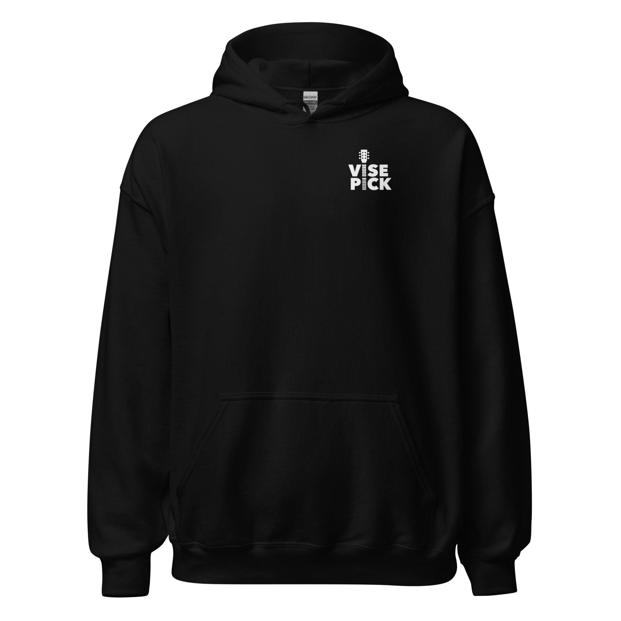 Unisex Hoodie Logo Front and Back (Black) - Image 5