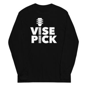 Men’s Long Sleeve Black T-Shirt (Logo Front Only)