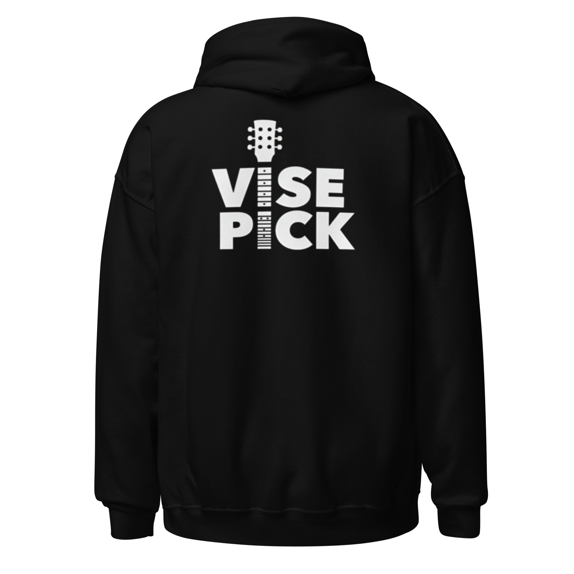 Unisex Hoodie Logo Front and Back (Black) - Image 8
