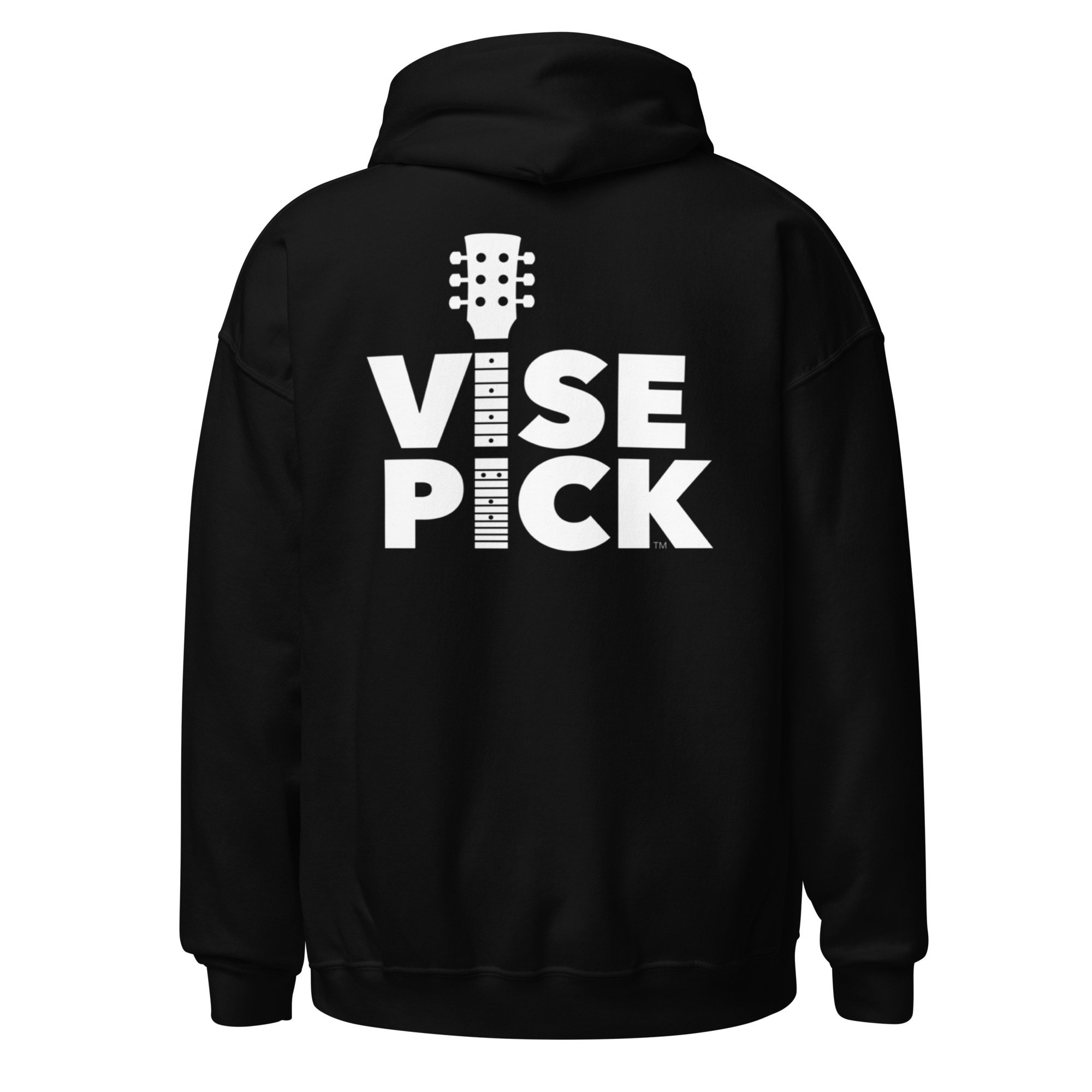 Unisex Hoodie Logo Front and Back (Black) - Image 9