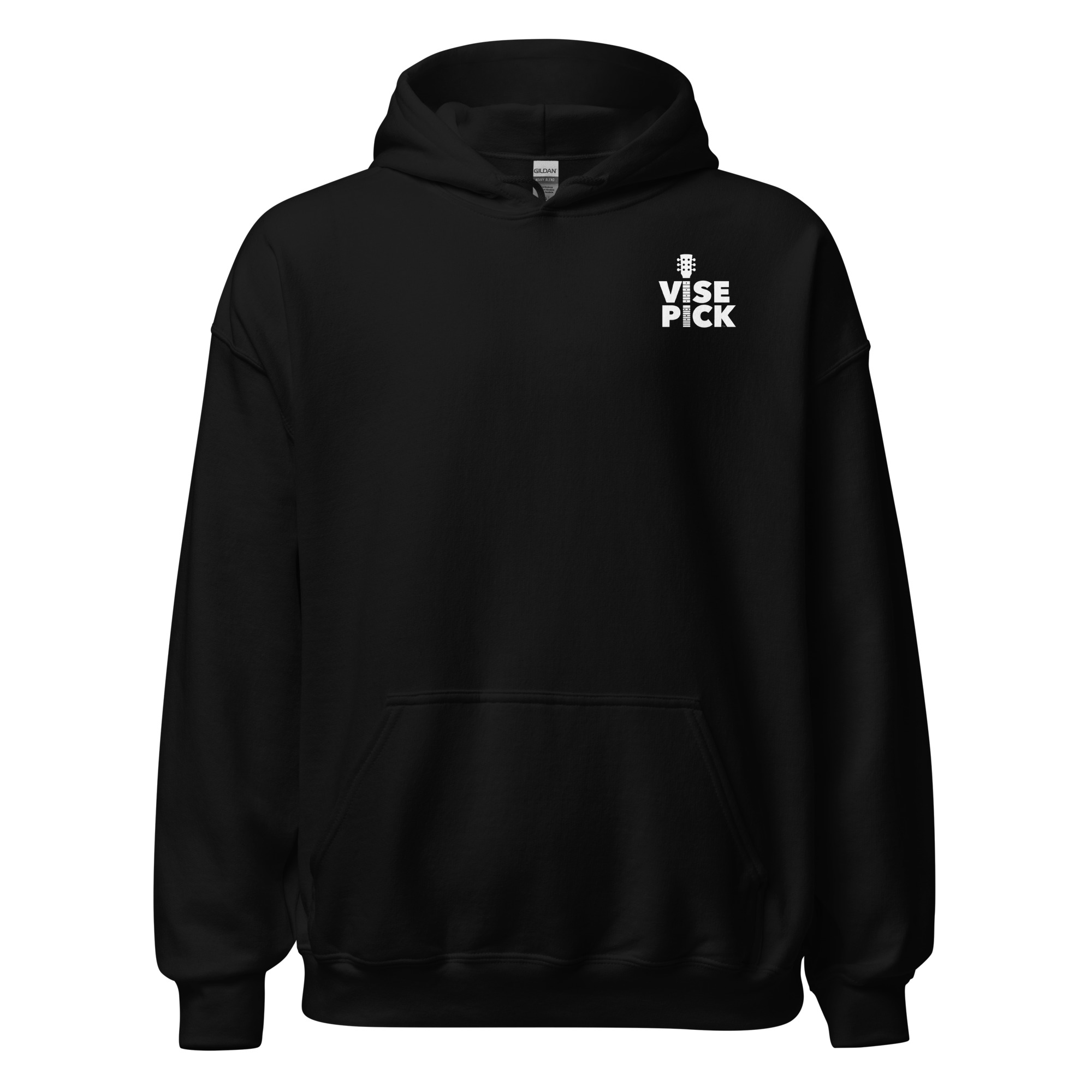 Unisex Hoodie Logo Front and Back (Black) - Image 10